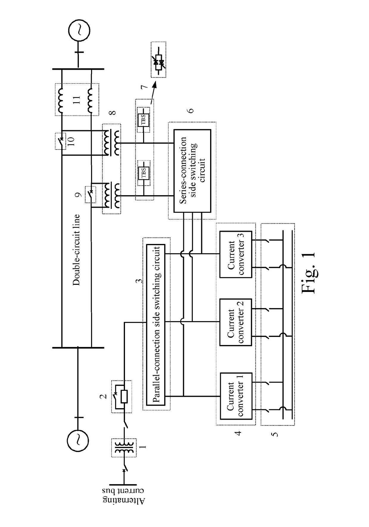 Unified power flow controller for double-circuit line