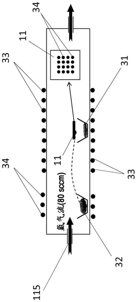 Method for direct patterned growth of atomic layer transition metal dichalcogenides