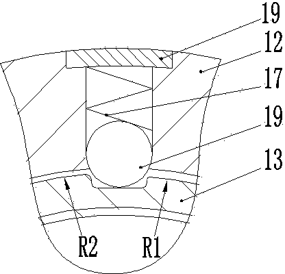 Looseness-proof threaded electric connector and electric connector component