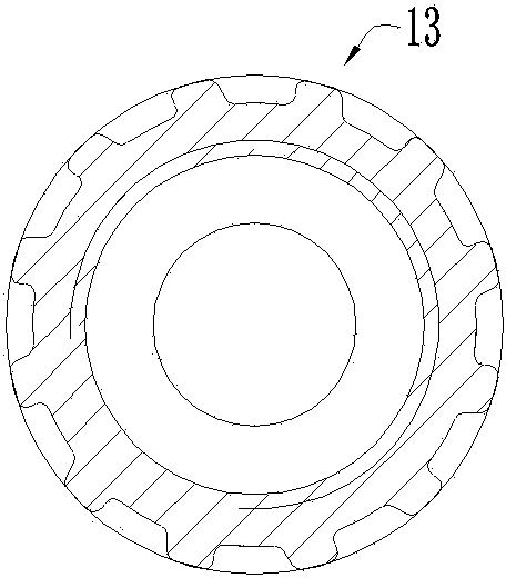 Looseness-proof threaded electric connector and electric connector component