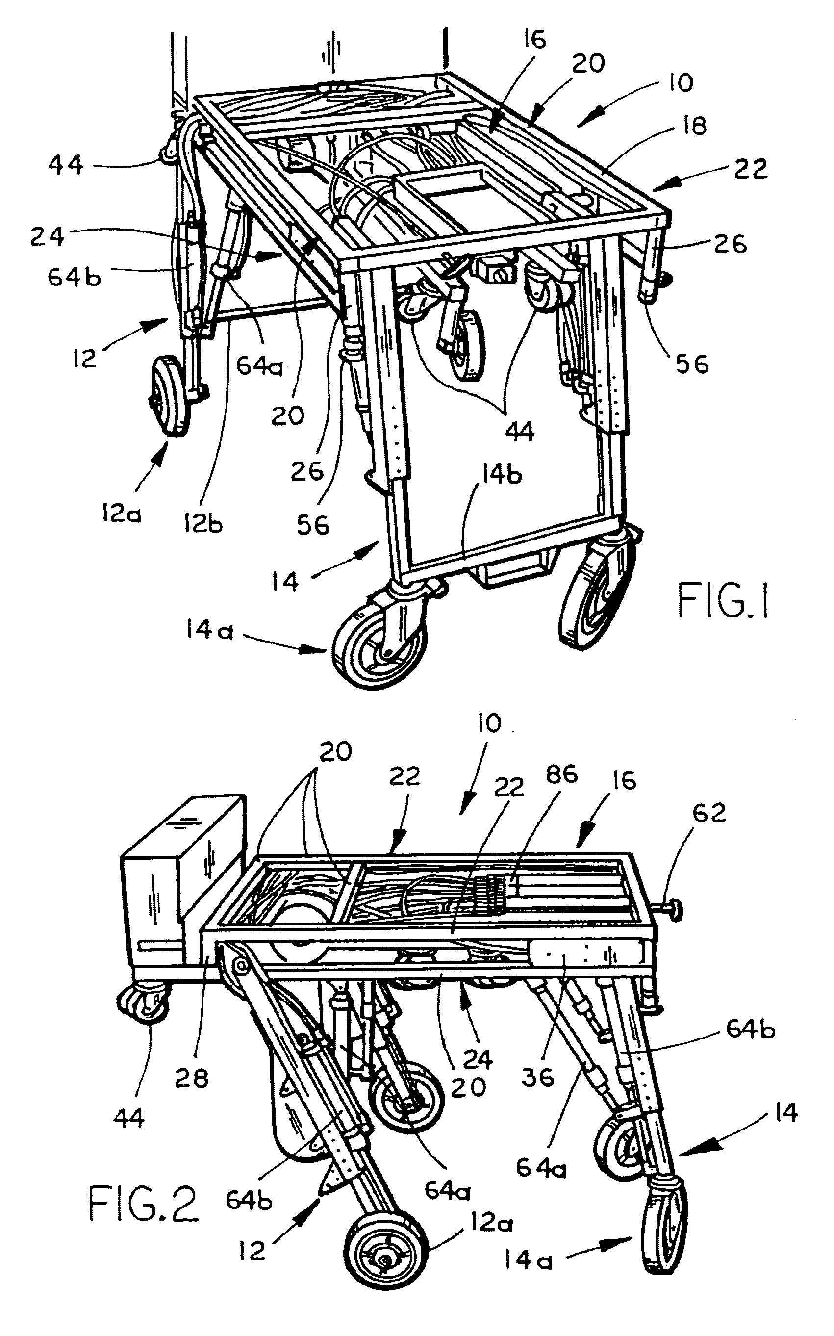 Transportable medical apparatus