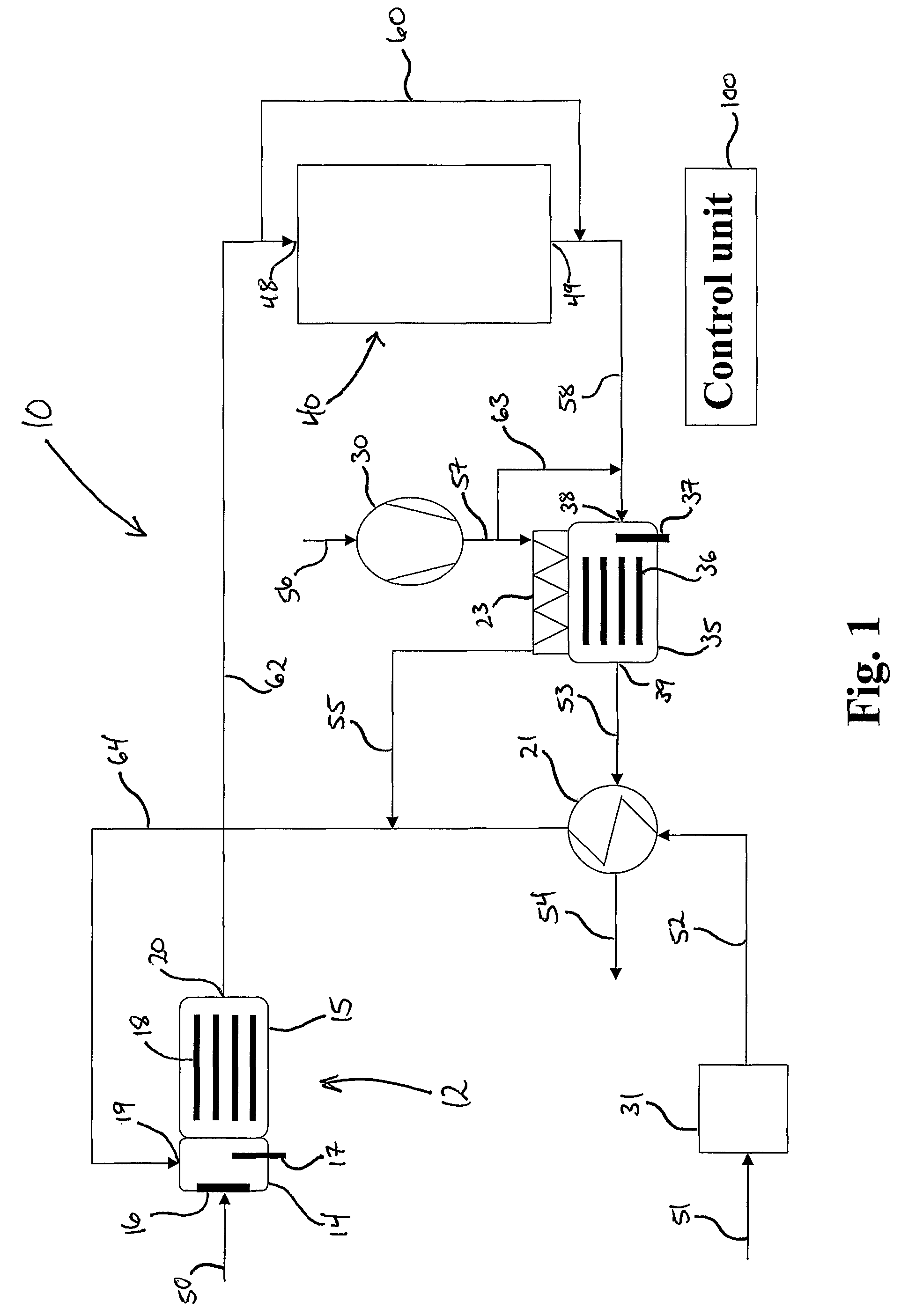 Hydrogen system and method for starting up a hydrogen system