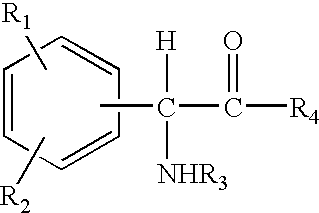 Compositions comprising phenyl-glycine derivatives