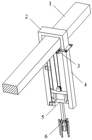 Single-girder bridge crane handling mechanical hand