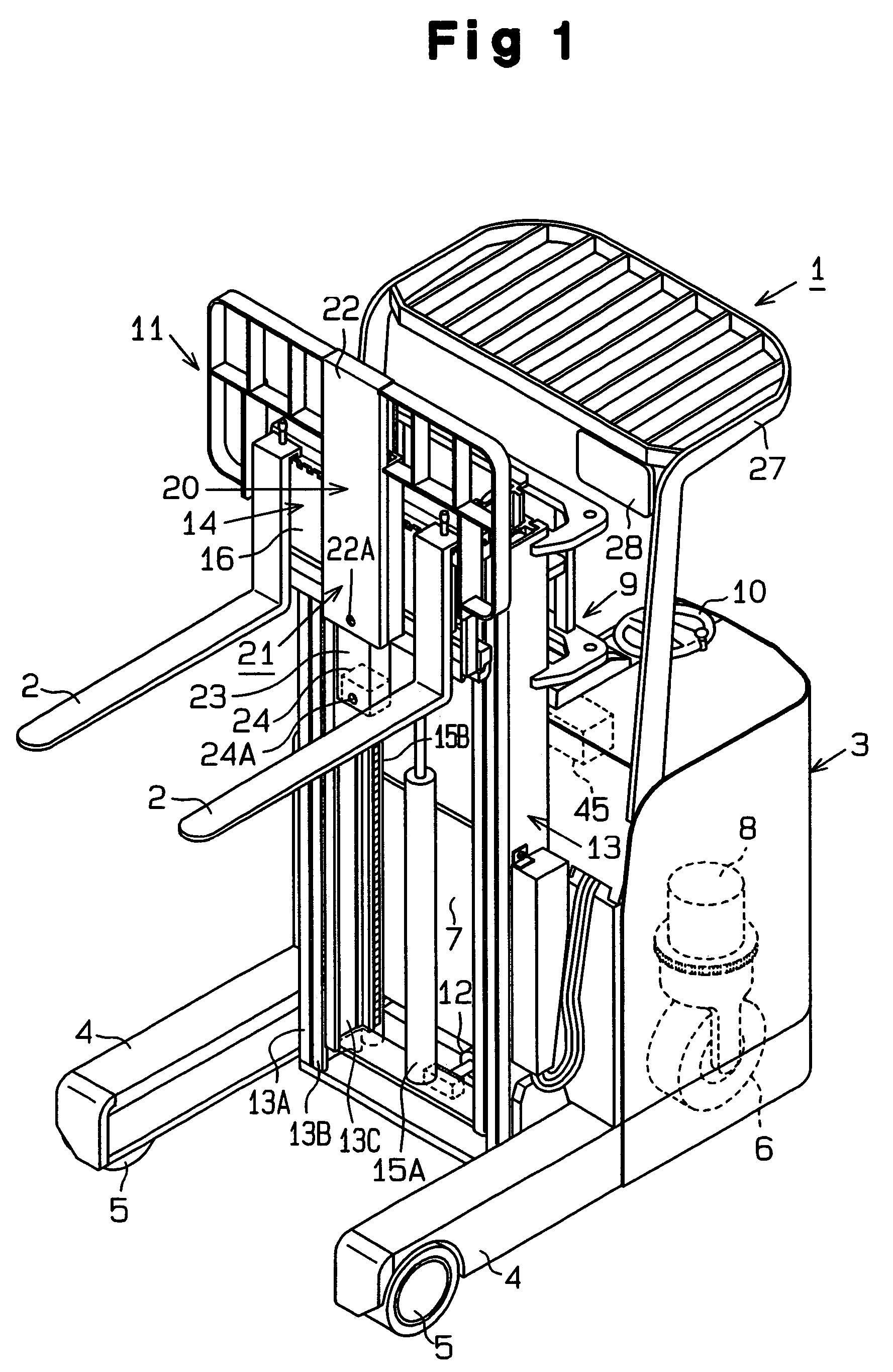 Industrial vehicle equipped with load handling operation control apparatus