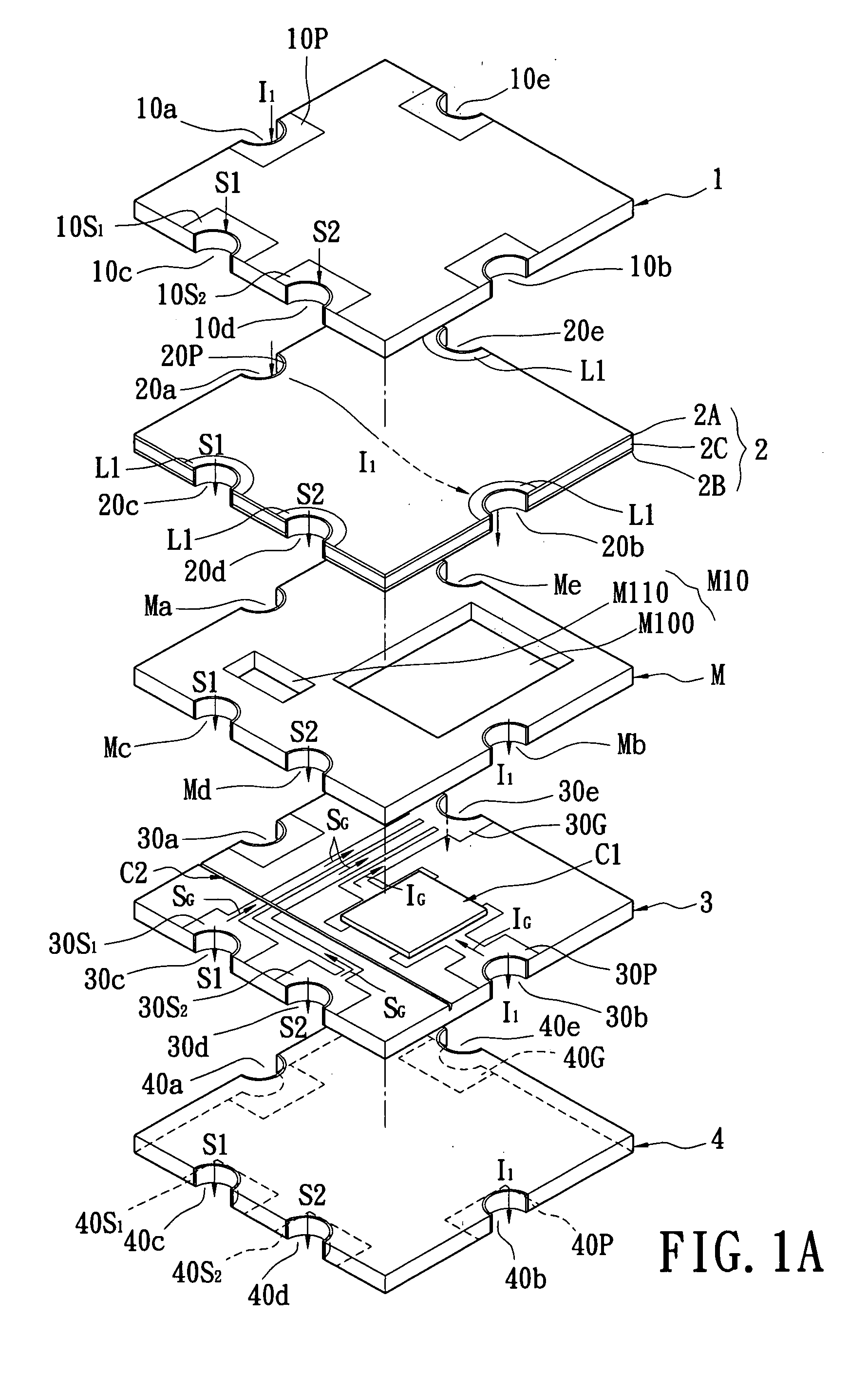 Embedded type multifunctional integrated structure for integrating protection components and method for manufacturing the same