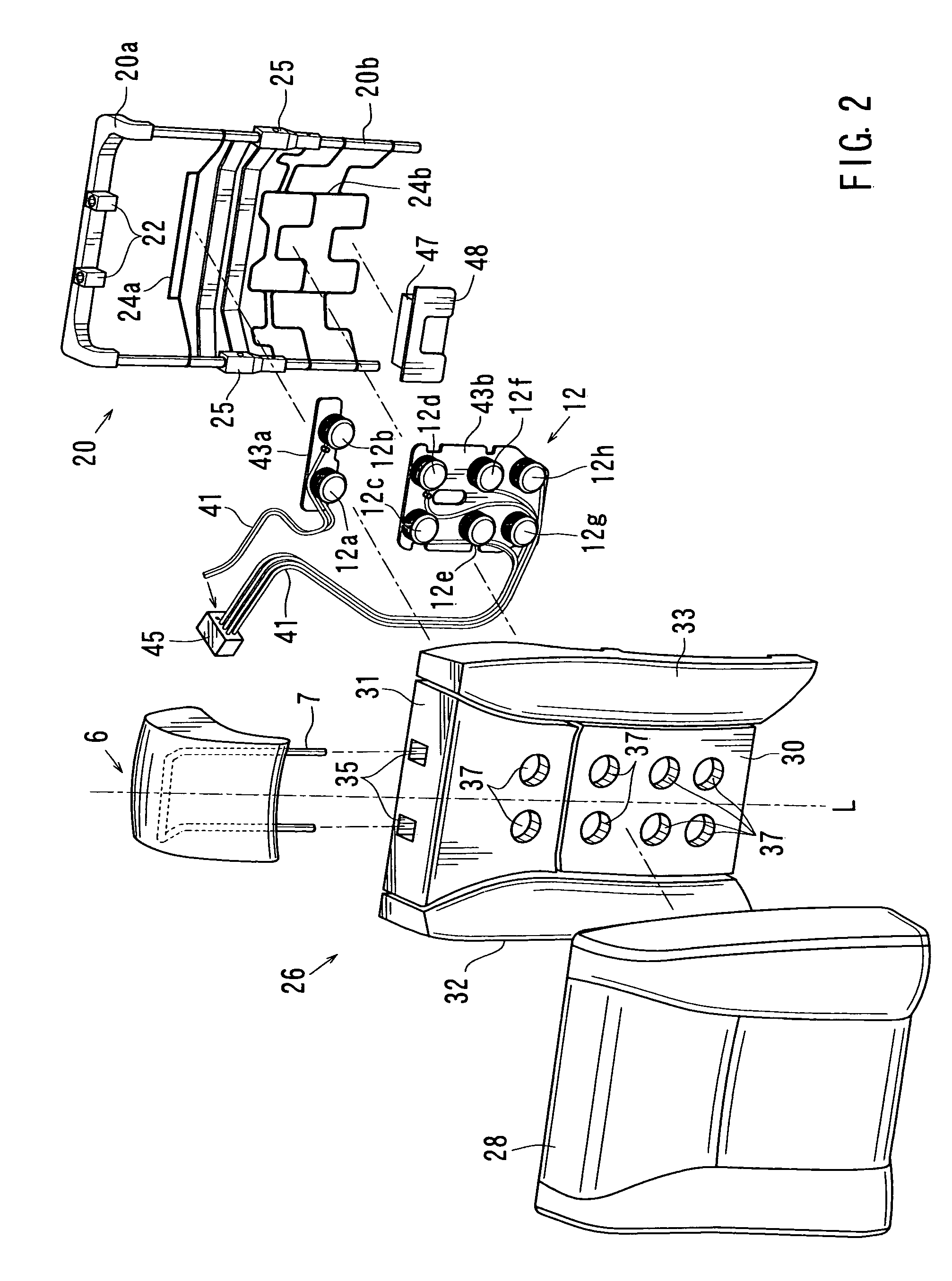 Vehicle seats with plurality of pneumatic massaging elements
