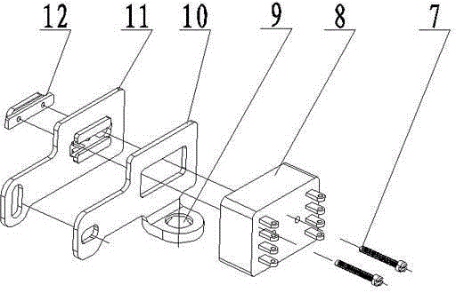 Two-way independent adjustable switch bracket mechanism