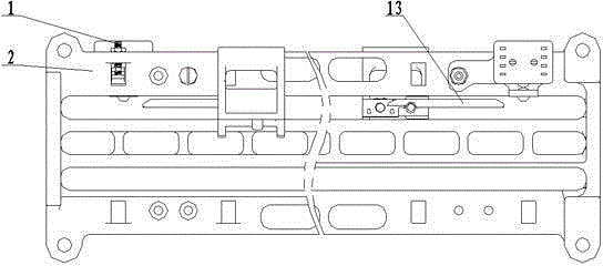 Two-way independent adjustable switch bracket mechanism