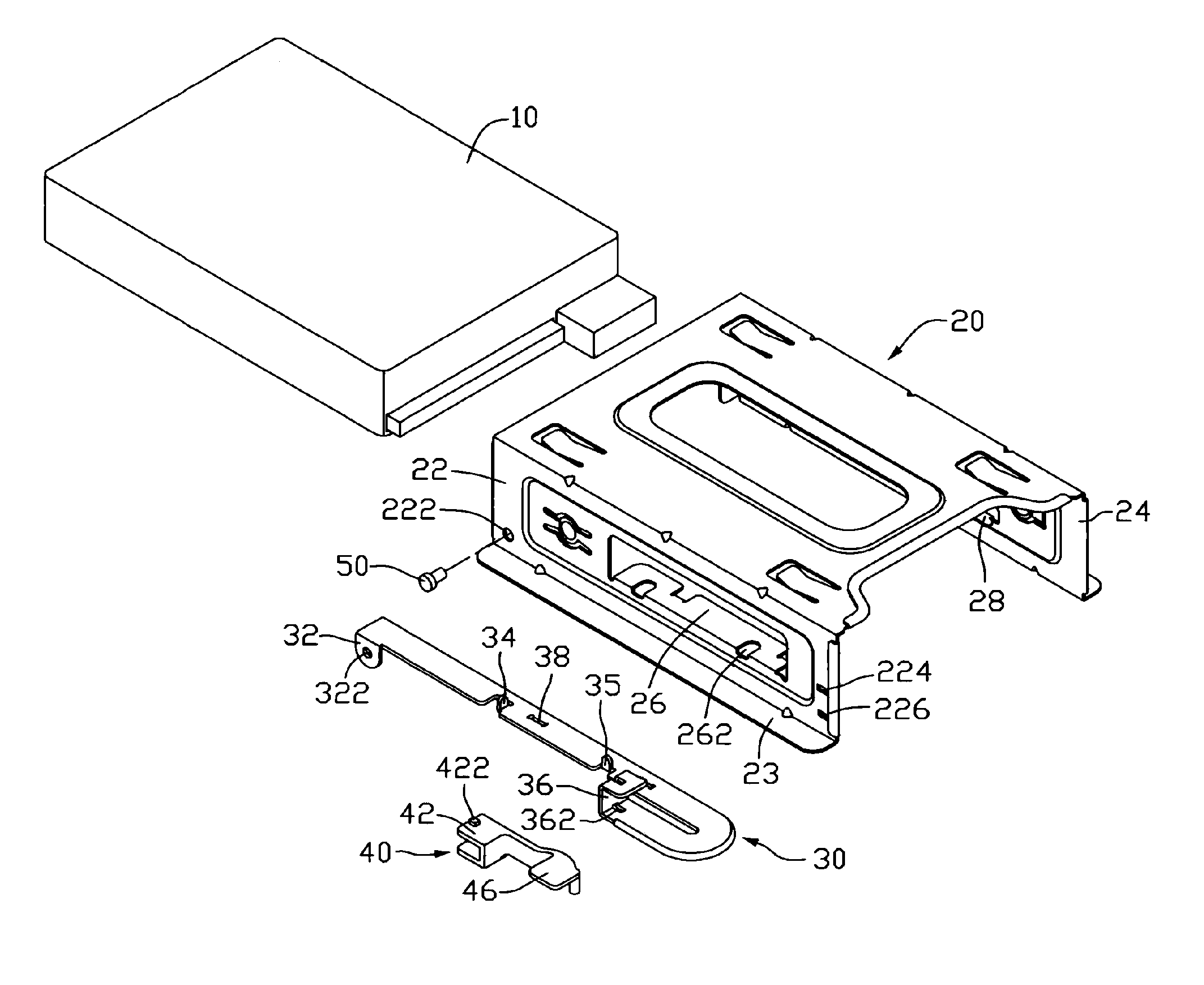 Mounting apparatus for data storage device