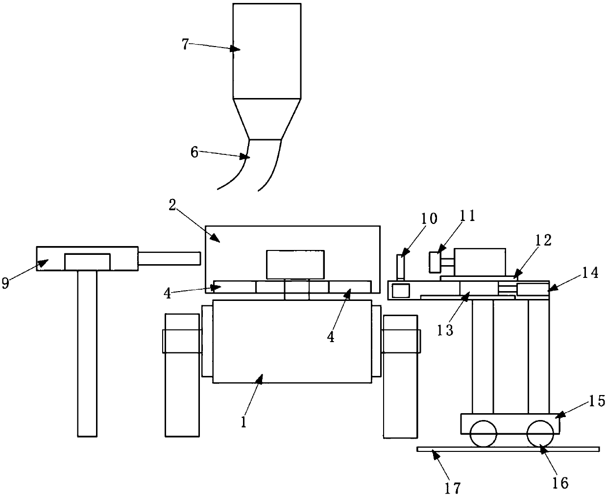 Grinding production line of engine tappet