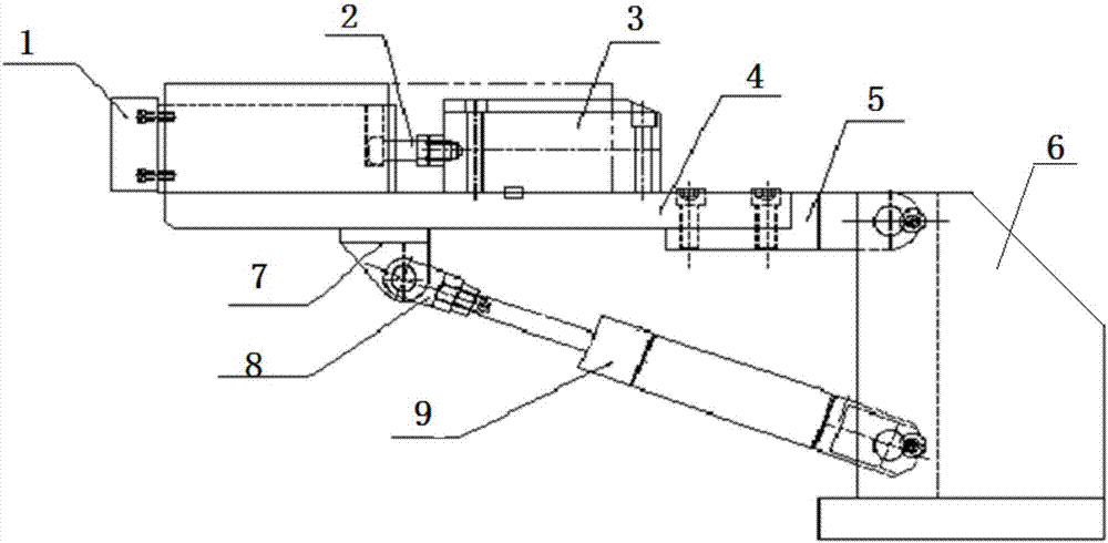 Device for assisting gantry circular sawing machine in cutting steel plate