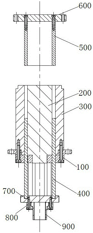 Fire stopping collar core material forming die