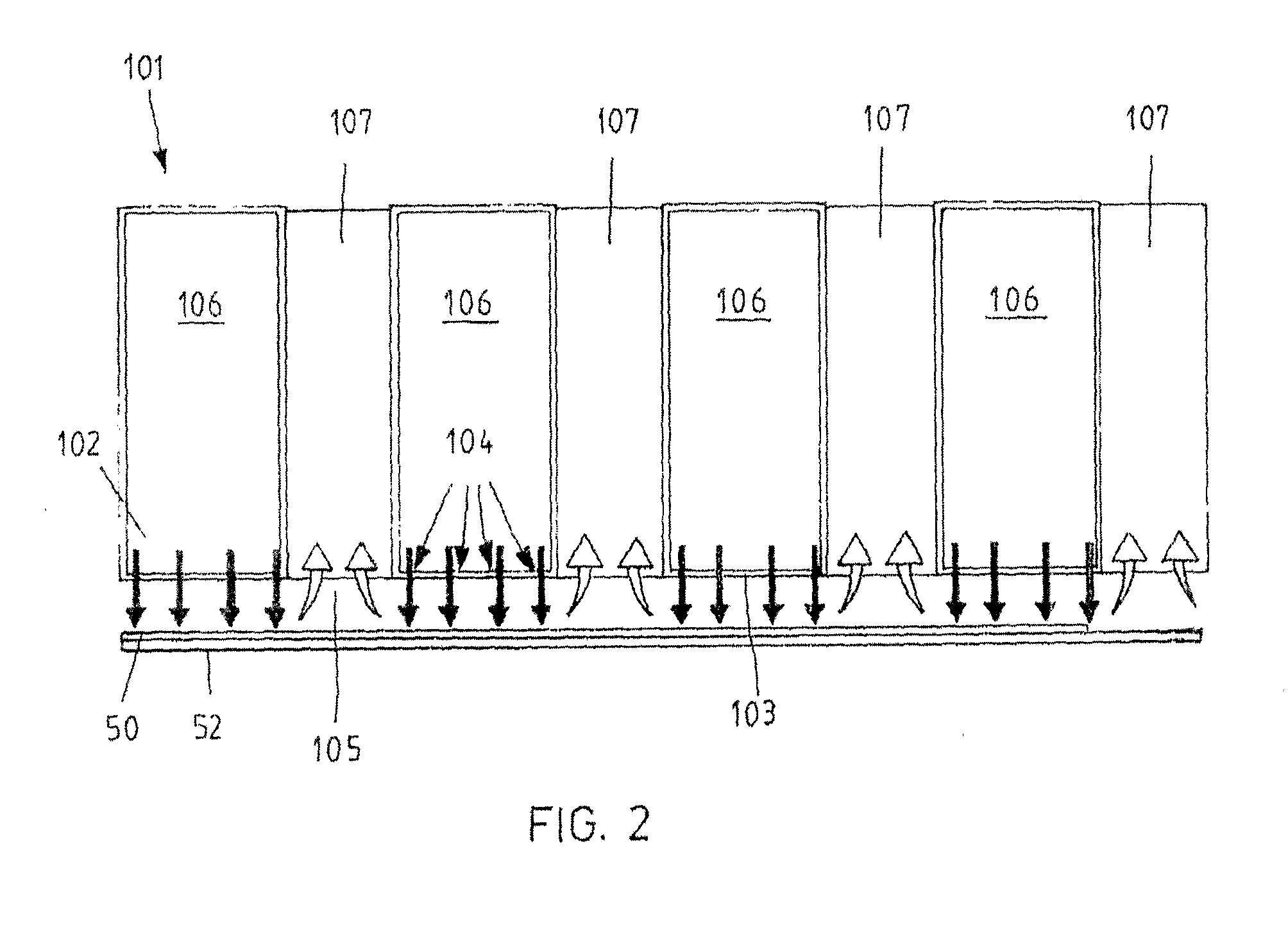 Method for Reducing Runnability Problems Caused By Gas Flows in an Impingement Dryer for a Fibre Web and an Impingement Dryer