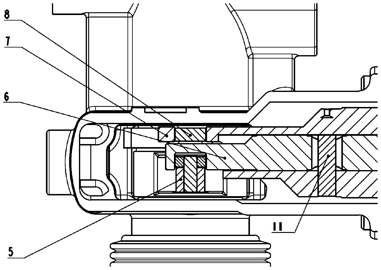 Booster opening mechanism of gearbox control assembly