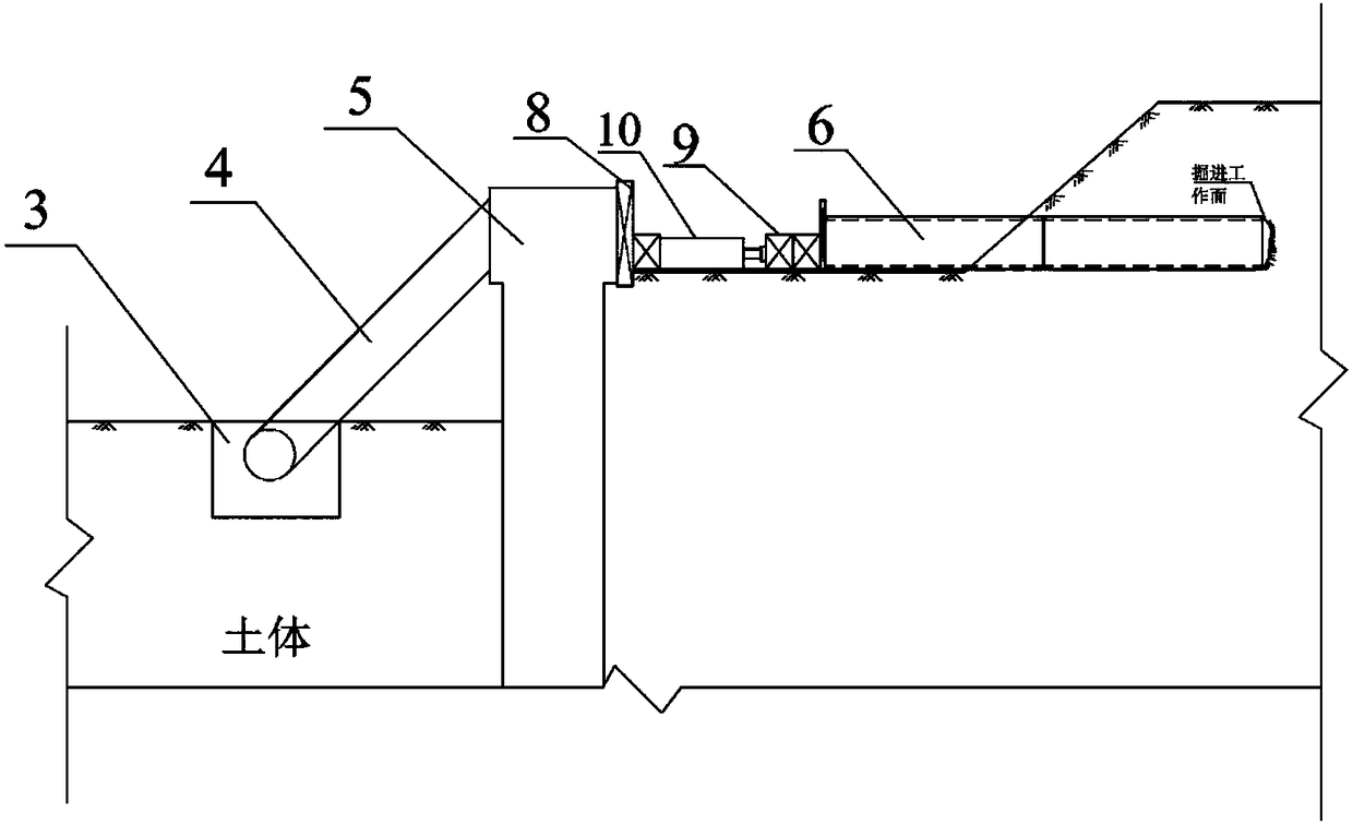 Horizontal reinforced concrete steel pipe pile pre-supporting and protecting method