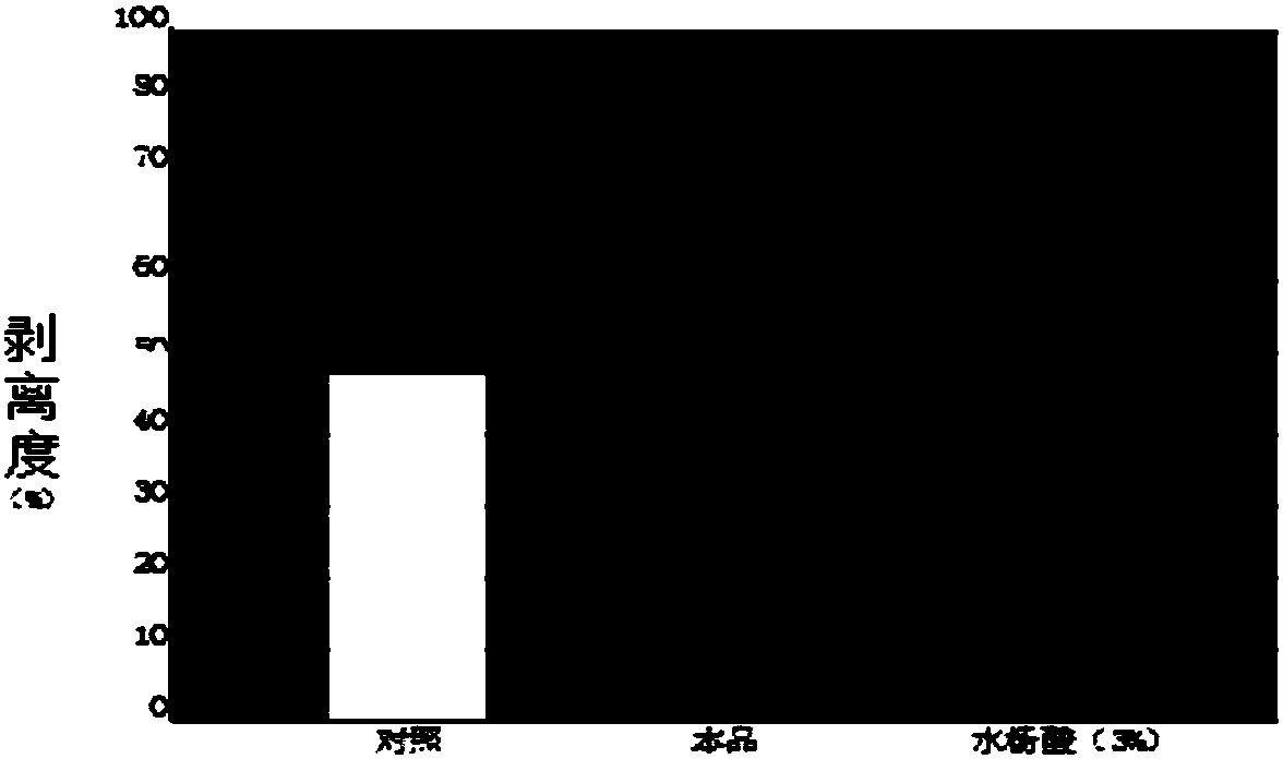 Acne removing stick, acne removing composition and preparation method of acne removing composition