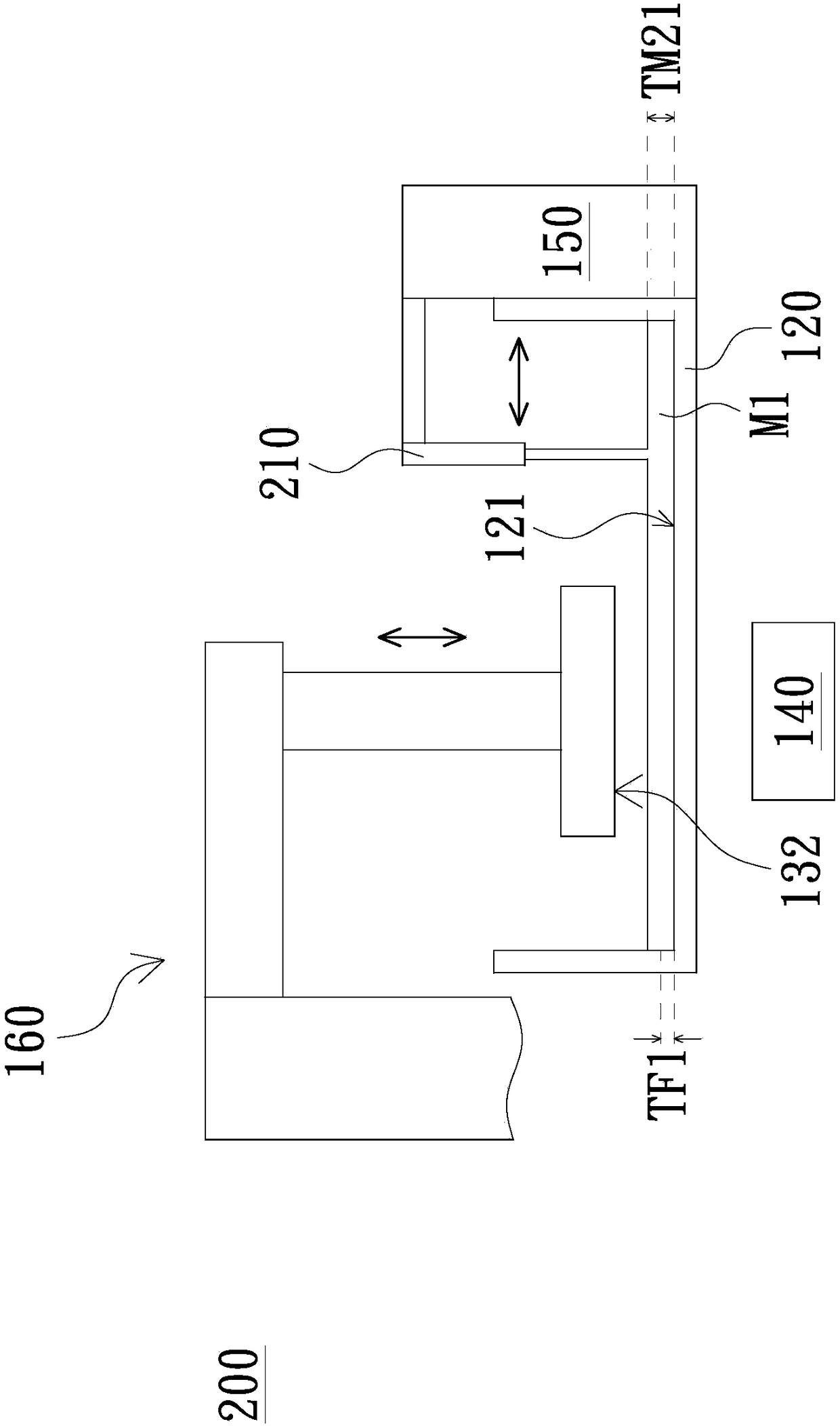 Three-dimensional line printing device