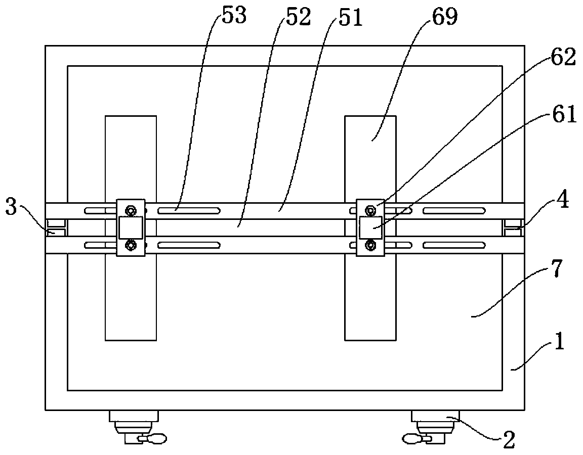 Pneumatic flat pressing machine for sticking carton box