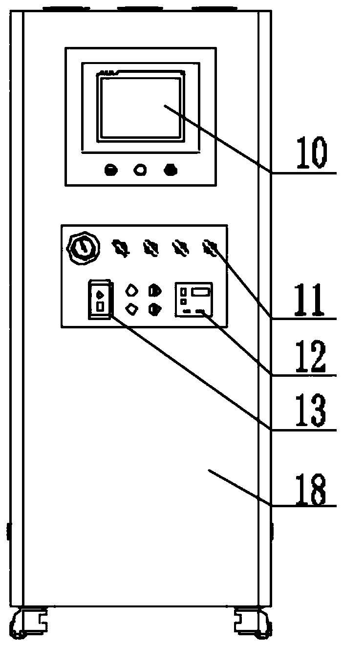 Continuous full-automatic control wrapping system for graphene powder