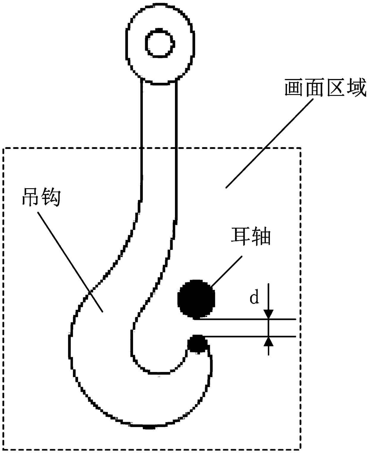 Steel ladle trunnion hoisting aligning recognition device and method