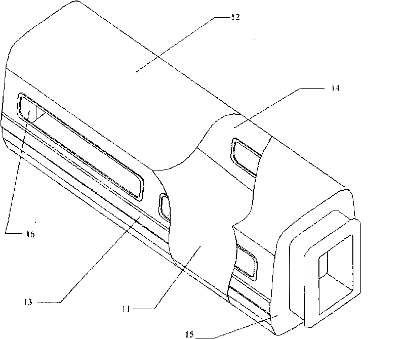Railway train body made of magnesium alloy and manufacturing method thereof