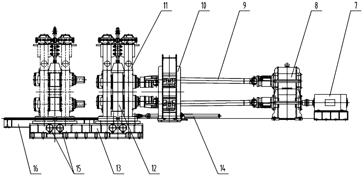 A composite multifunctional experimental rolling mill unit and its reversible rolling mill