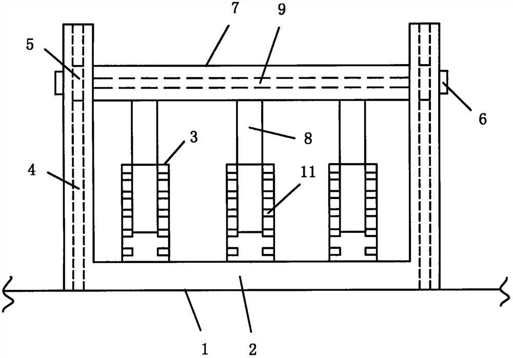 A computer power supply cooling device