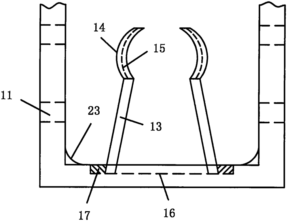 A computer power supply cooling device