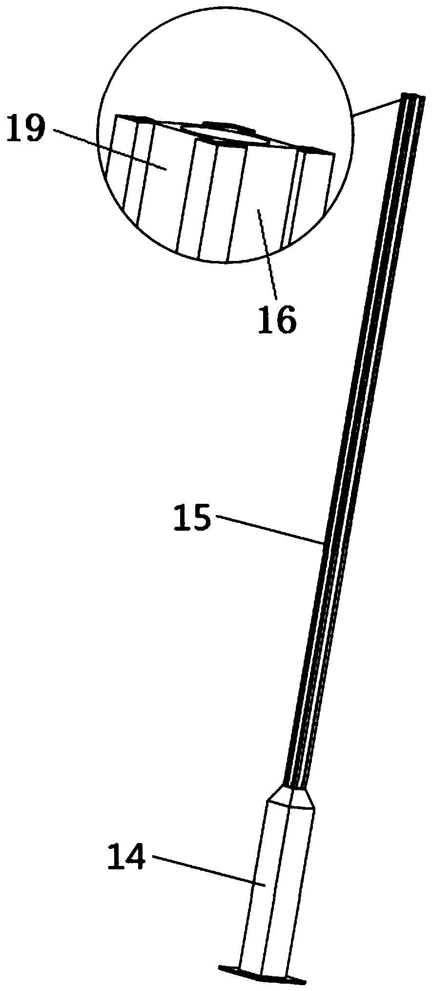 Smart lamp post modularized installing method