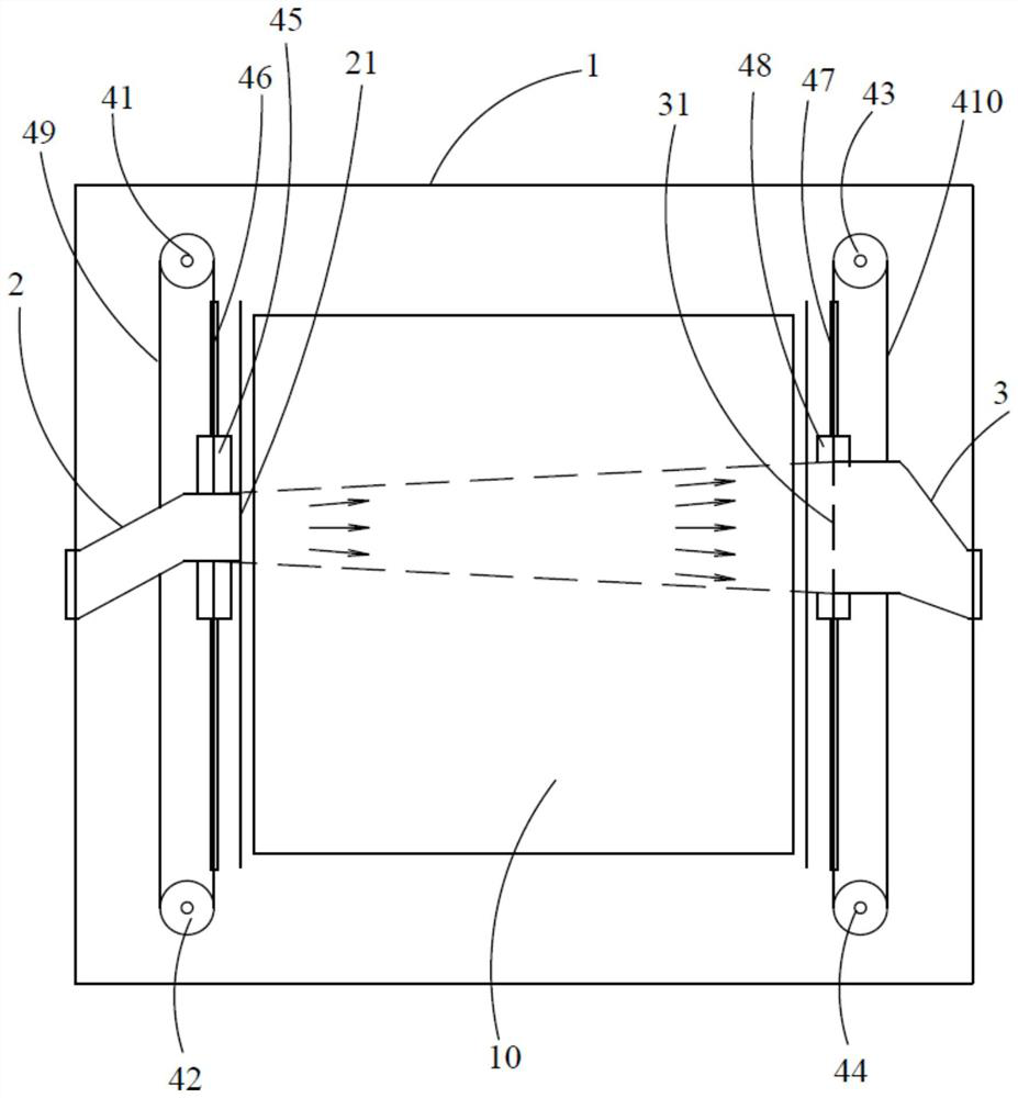 Convection device and convection method