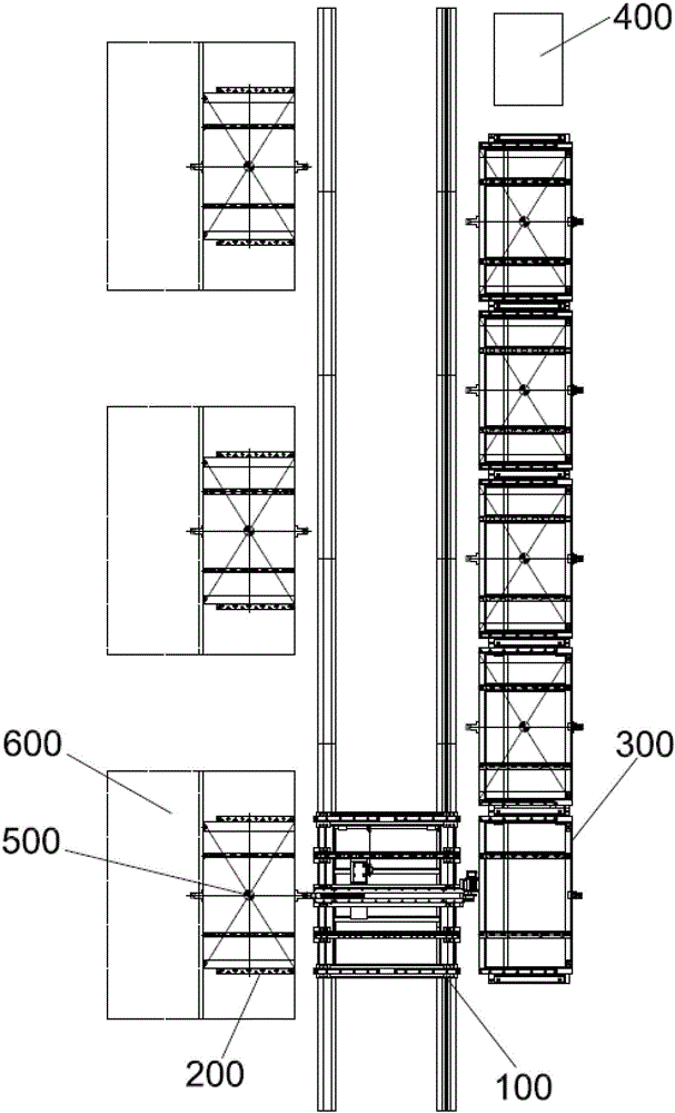 Automatic mold change system for small presses