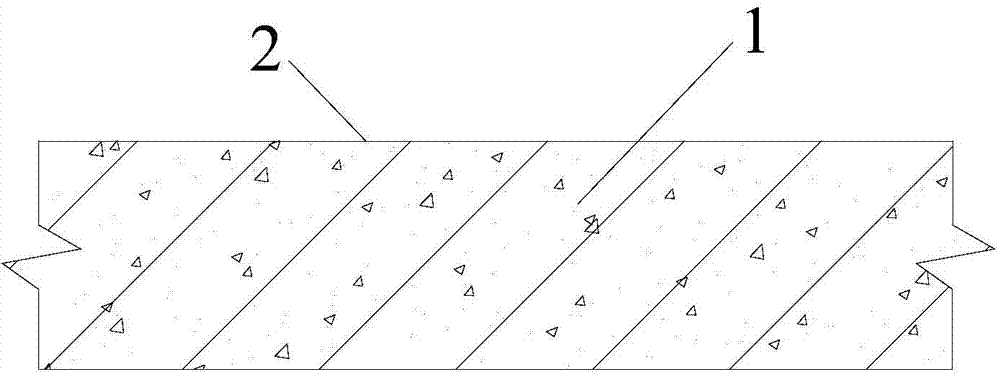 Interface treatment method for horizontal construction seam of concrete
