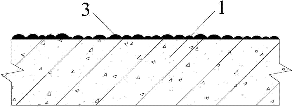 Interface treatment method for horizontal construction seam of concrete