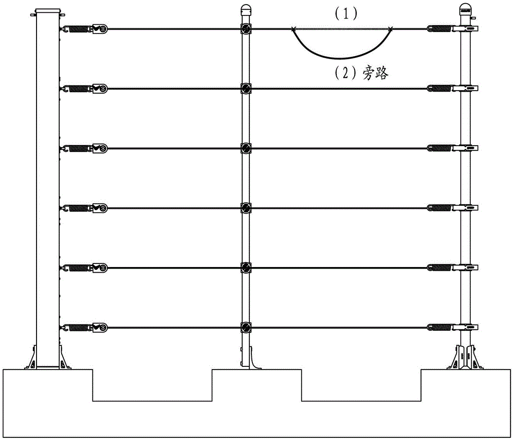 A pulse-tension electronic fence system and method