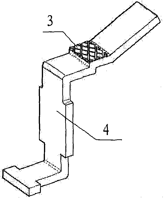 A method for manufacturing a small circuit breaker integrated static contact bridge
