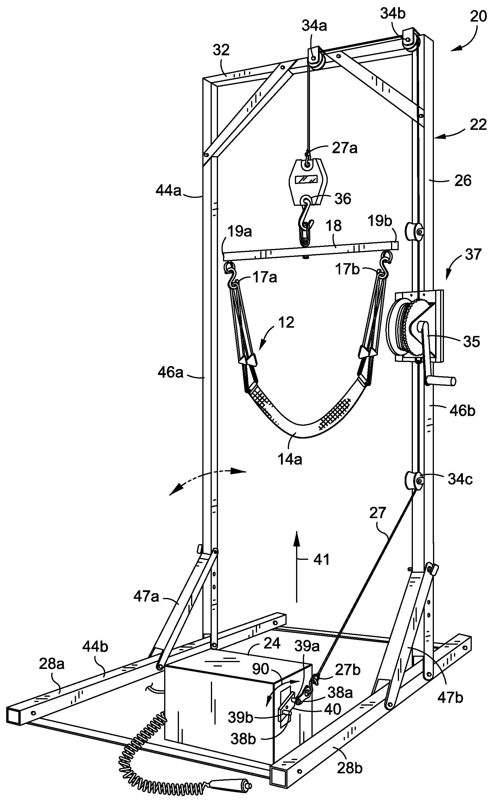 Intermittent lumbar traction apparatus and method