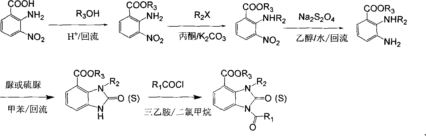 Derivative of 1-acyl benzimidazolone and use thereof as agricultural fungicide