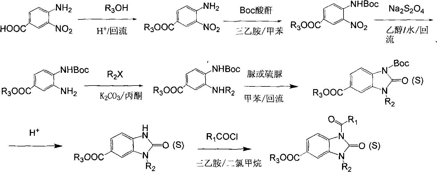 Derivative of 1-acyl benzimidazolone and use thereof as agricultural fungicide