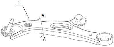Automotive suspension swing arm structure