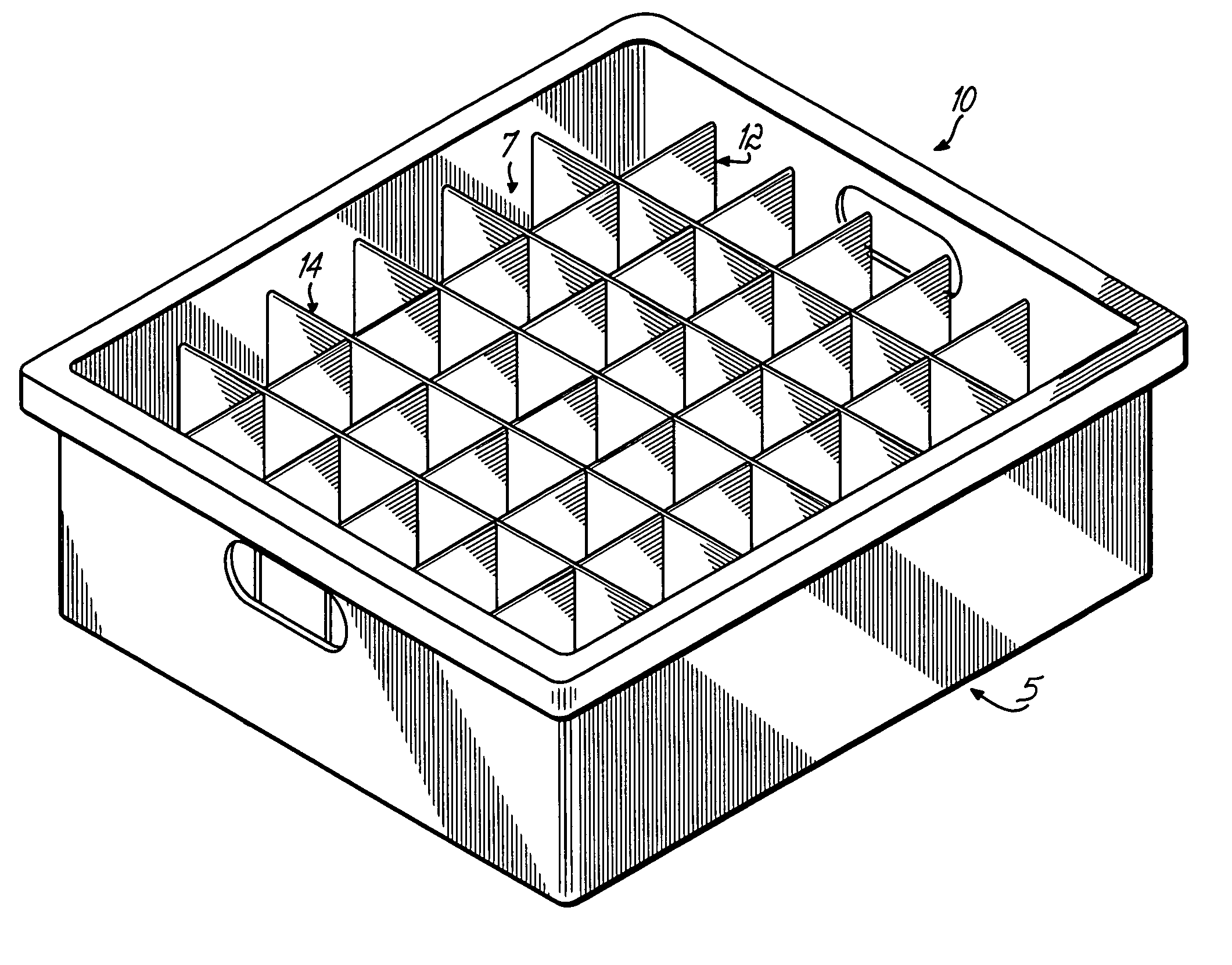 Partition assembly having floor parent welded to partitions