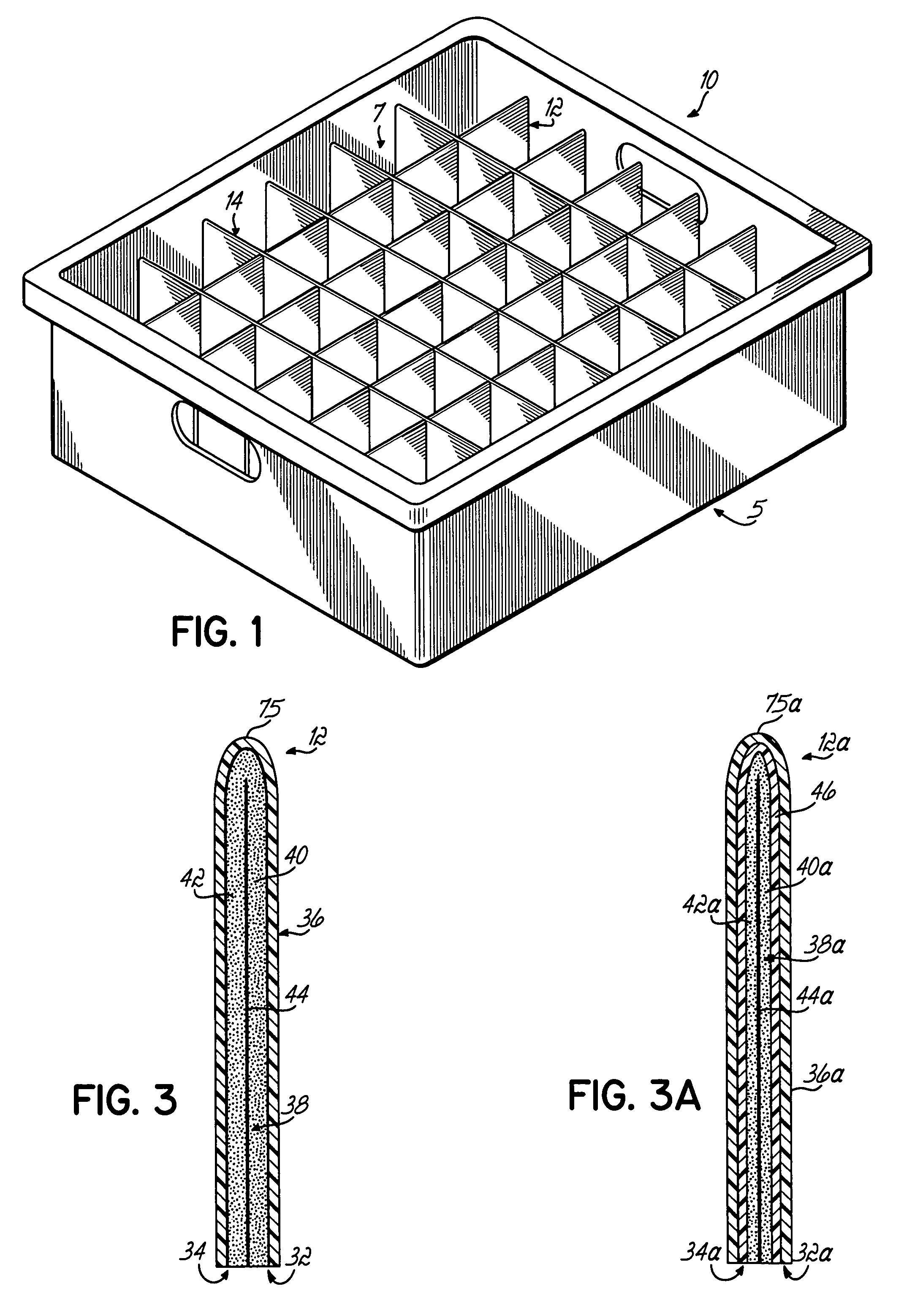 Partition assembly having floor parent welded to partitions