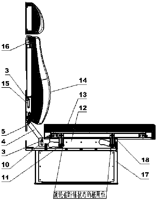 A foldable lower berth for sleeper trains and its foldable method