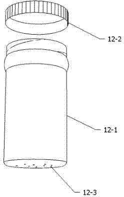 Method and equipment for carrying out three-micro honeybee pollination on small-area plants