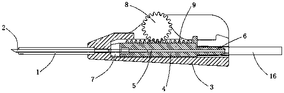 Novel puncture trocar and using method thereof