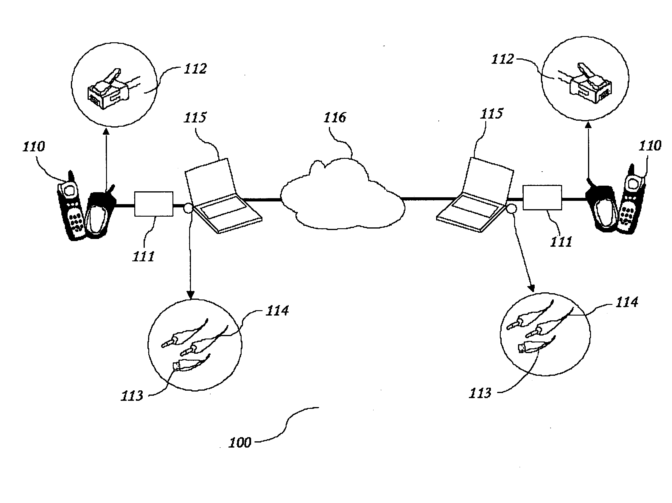 Internet VoIP chat cord apparatus