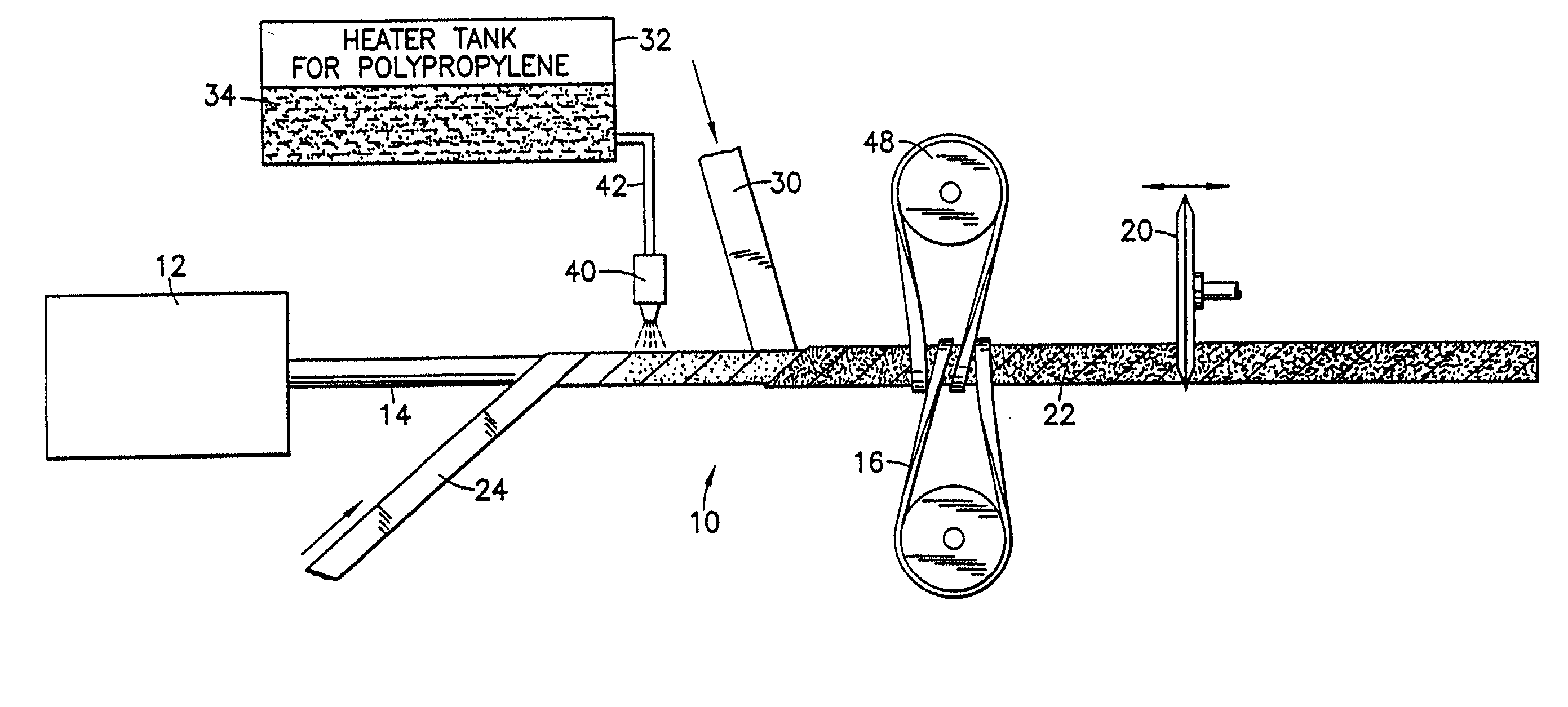 Paint roller with integrated core and natural cover and method and apparatus for production of same