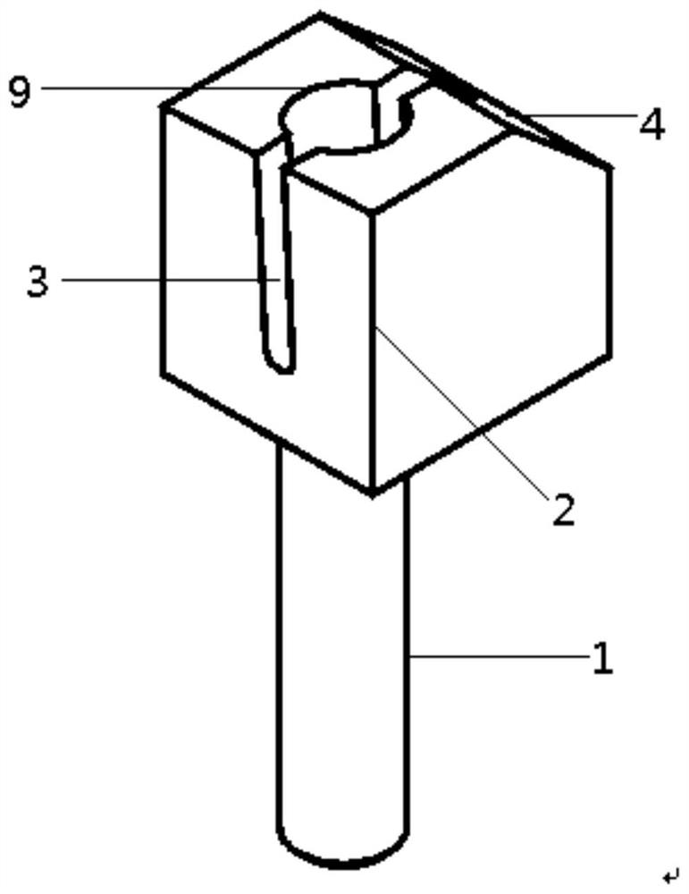 Inclined tool apron