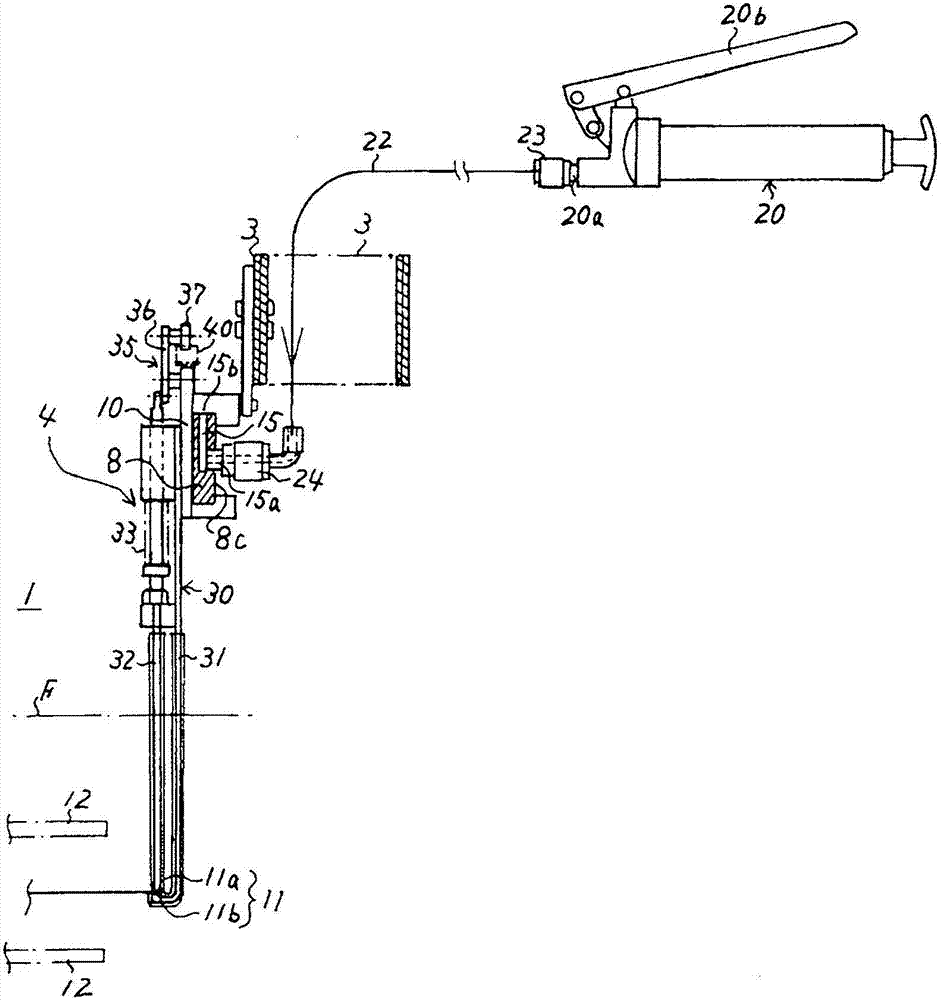 Lubricating grease supply system of conveying-type continuous plating device