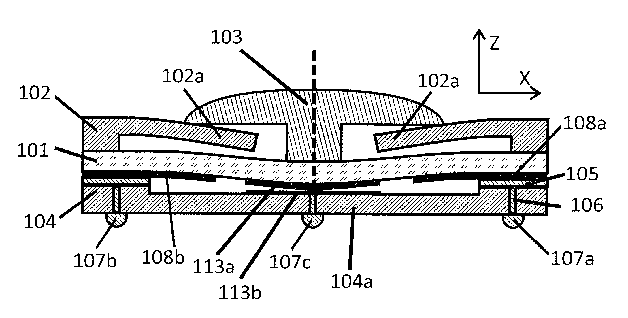 Input device with elastic membrane